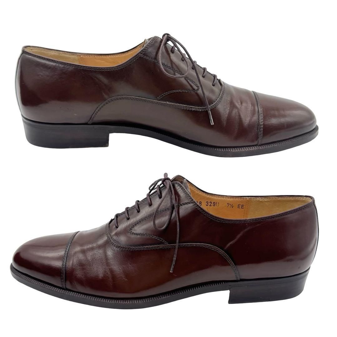 未使用✨サルヴァトーレフェラガモ　ビジネスシューズ　ロングノーズ　ブラウン 未使用✨サルヴァトーレフェラガモ ビジネスシューズ ロングノーズ