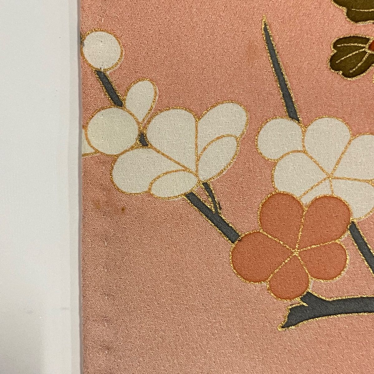 バイセル 着物 名品 振袖 赤茶色 孔雀 桜 流水 金彩 銀彩 ラメ 正絹 袷 166cm Mサイズ ☆☆☆☆ 振袖 ｜ 中古着物・帯・和装小物 ｜ バイセル オンライン