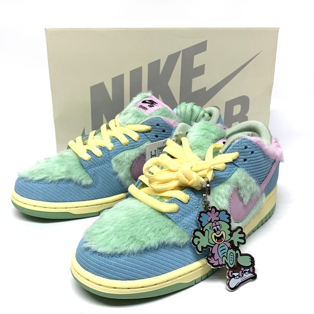 新古品】 VERDY × Nike SB Dunk Low Pro QS Visty/Blue Gaze and 