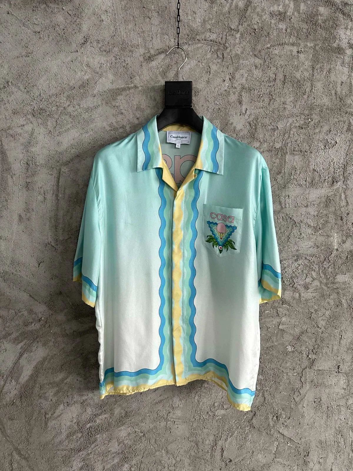 Casablanca Memphis Icon Silk Shirt