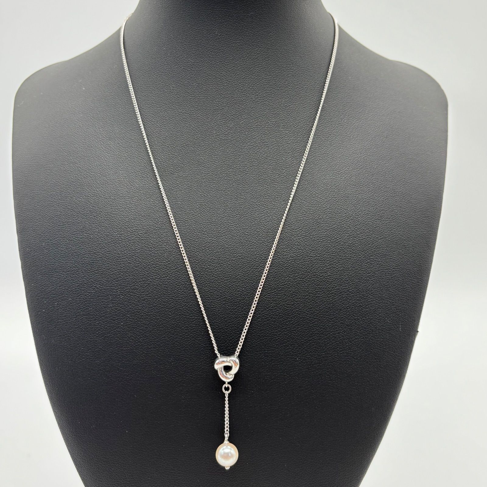 田崎　ペンダントネックレス　SV TASAKI タンザナイト 1.95ct ネックレス 45cm K18 WG ホワイト