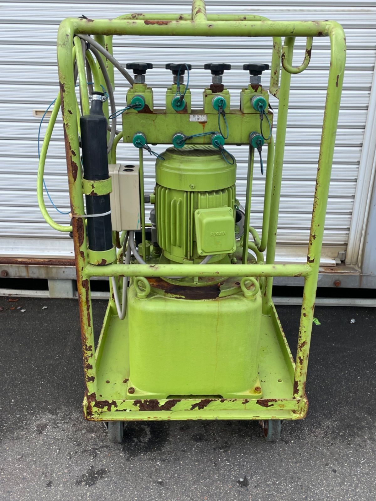 油圧ポンプ 大阪ジャッキ製作所 200V AI-ZER GH2-P ユニット
