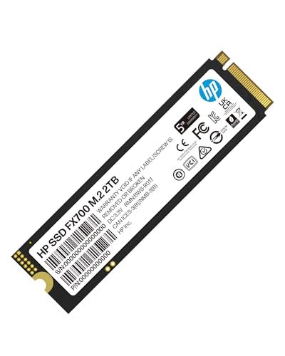HP FX700 2TB SSD NVMe2.0 M.2 Type 2280 PCIe Gen4×4 最大読込 7200MB|s R 7200MB|s W 6200MB|s 内蔵SSD 高耐久 PS5動作 済み メーカー5年保証 8U2N5AA UUF