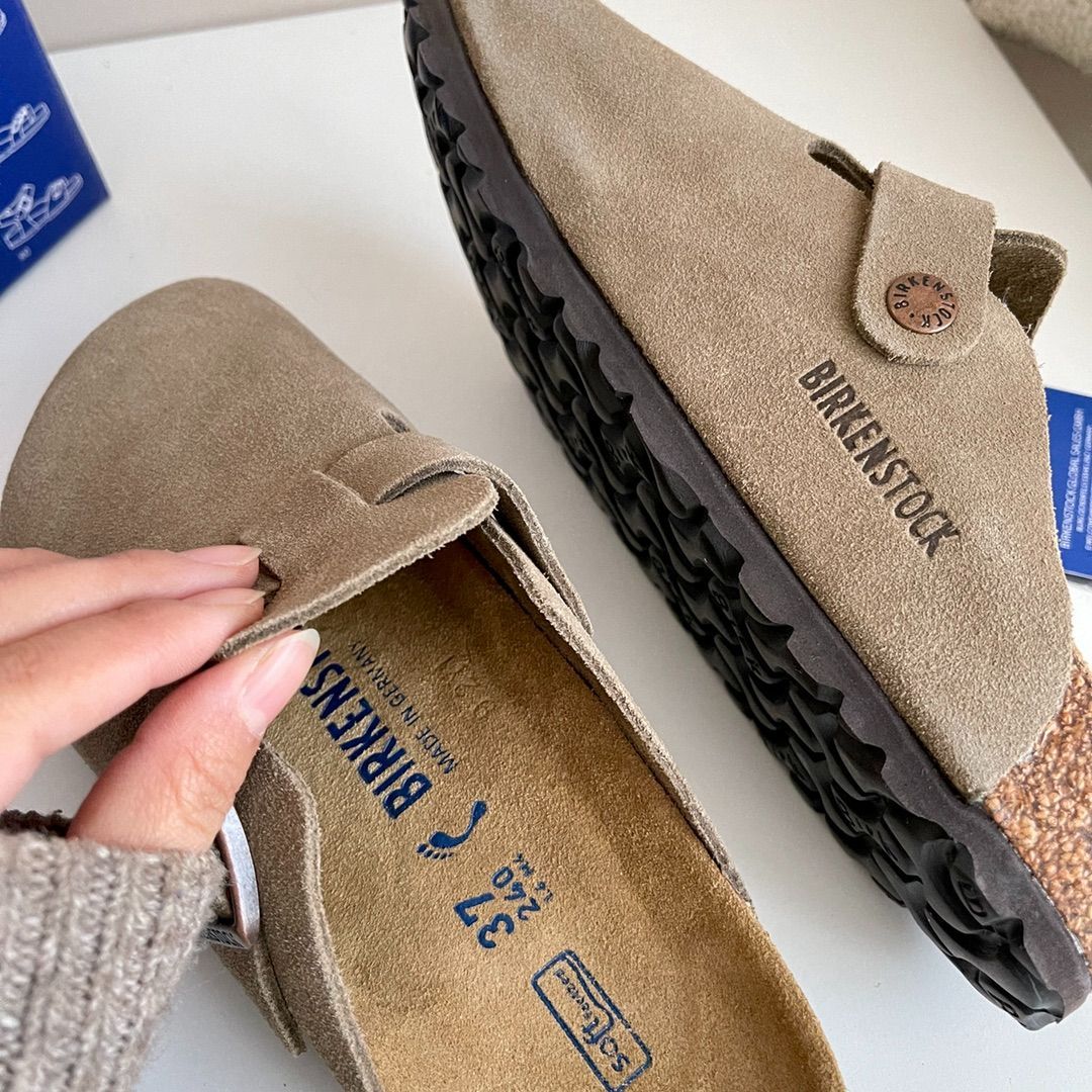 新品未使用 ⭐BIRKENSTOCK⭐ ビルケンシュトック ボストンスエード サンダル トープ # A6 メンズ サイズ - メルカリ