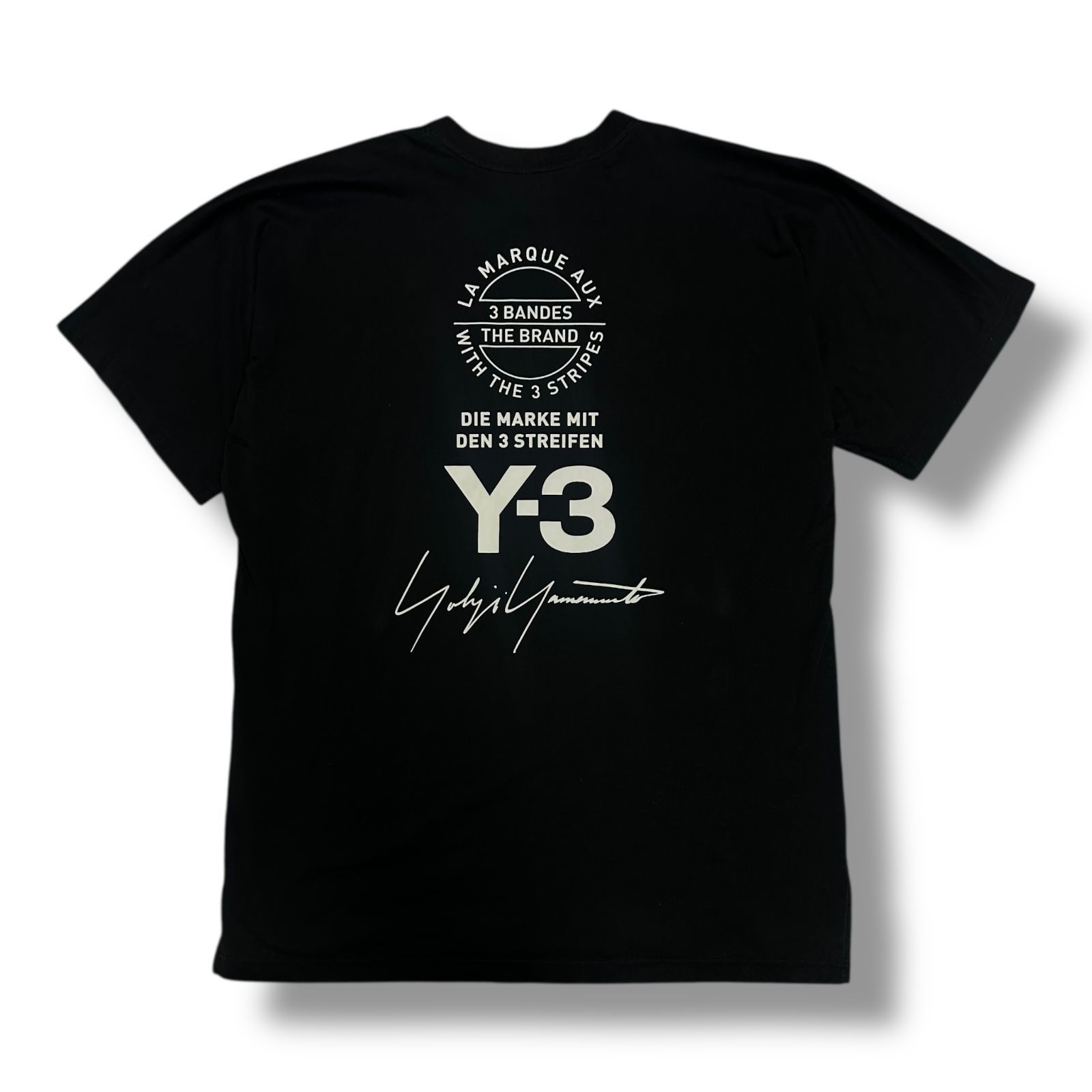 参考上代14300円 Y-3 adidas Yohji Yamamoto M SS TEE STREET 半袖 
