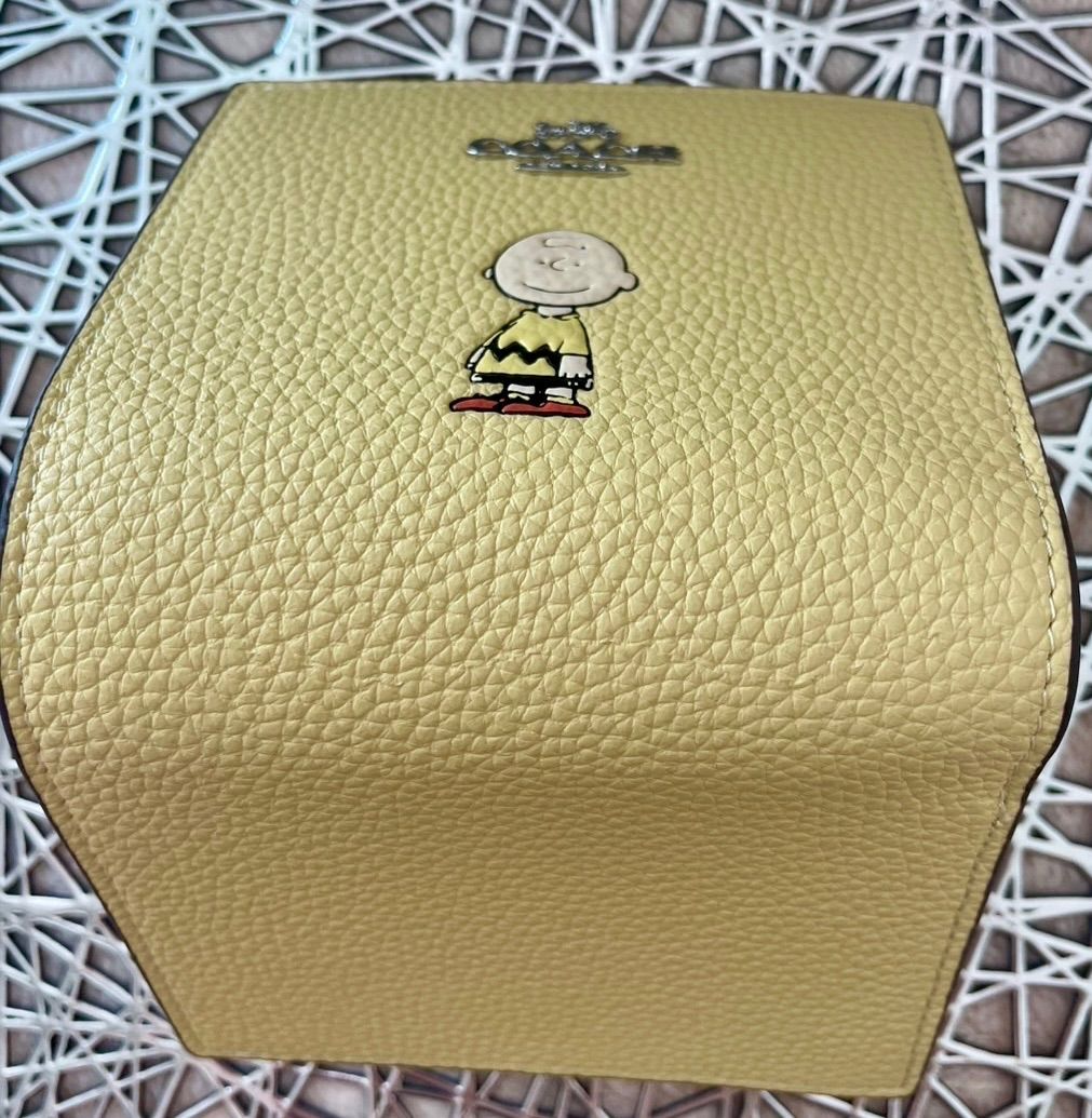 ■COACH■×PEANUTS スナップウォレット チャーリーブラウン COACH X PEANUTS】スナップ ウォレット・チャーリー・ブラウン