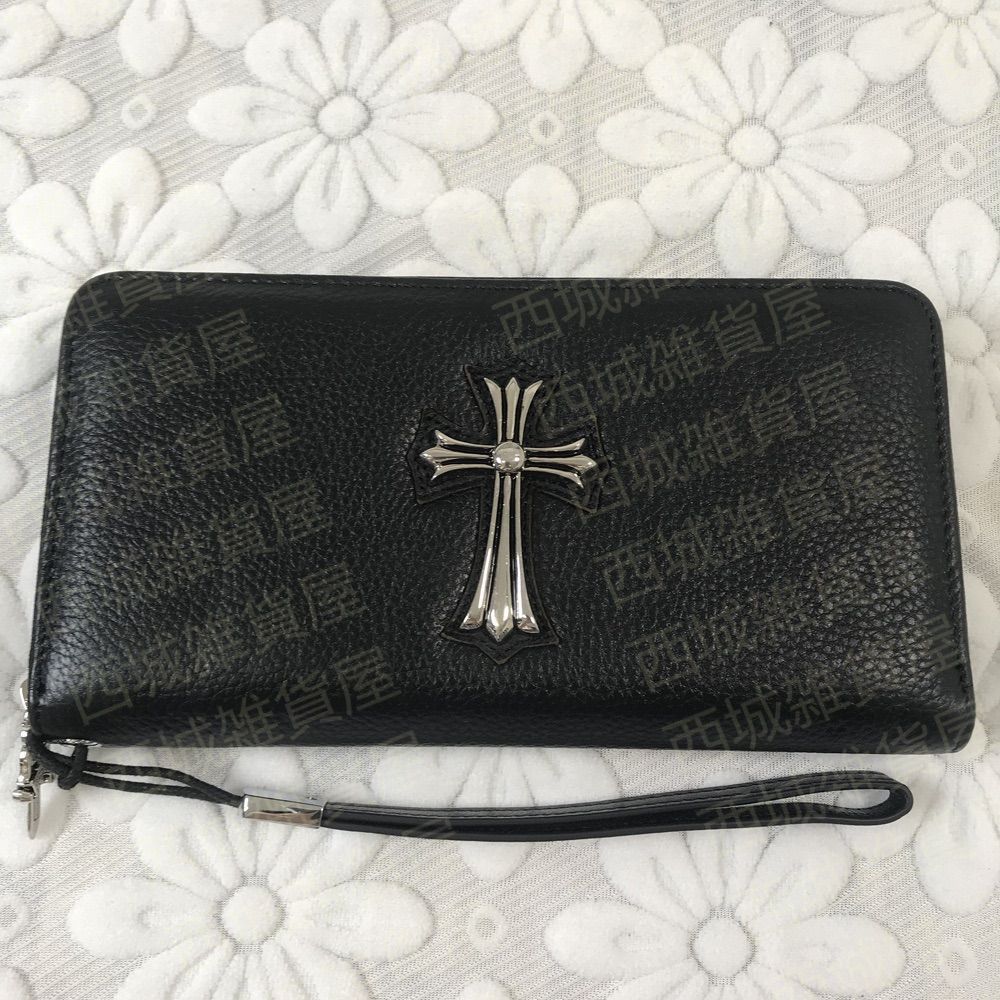 CHROME HEARTS クロムハーツ セメタリー 長財布 ラウンドジップ