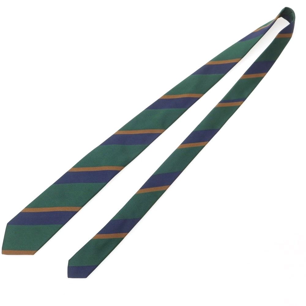 LUIGI BORRELLI ルイジボレッリ ストライプ ネクタイ 伊勢丹 シルク