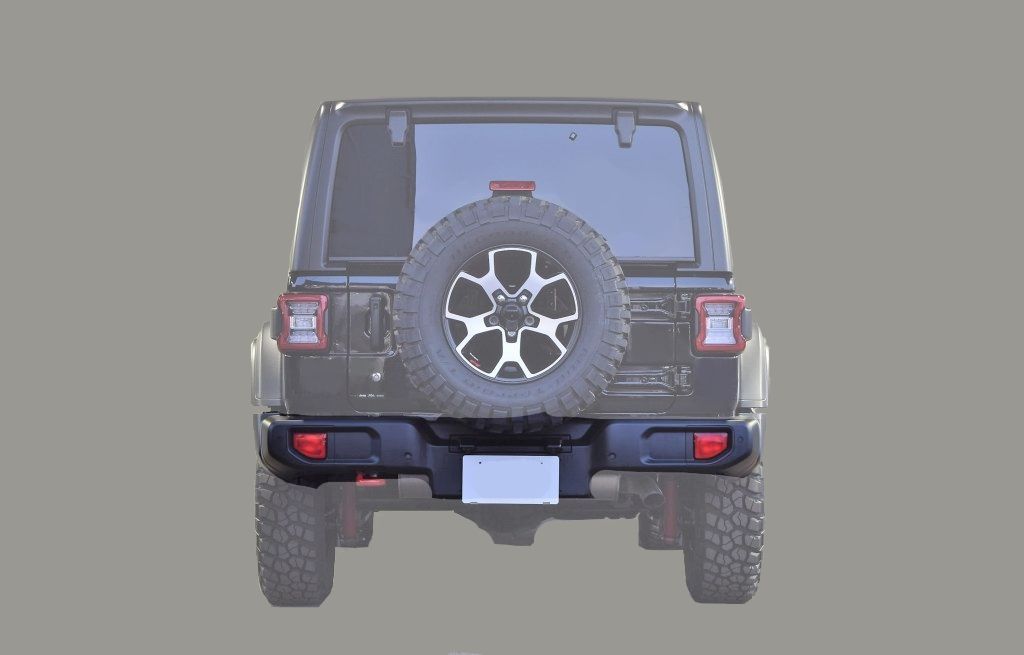 Jeep ラングラー JL 純正 リアバンパー　新車外し □2018y- JEEP ラングラー JL 純正リアバンパー ディーラー車用 新車