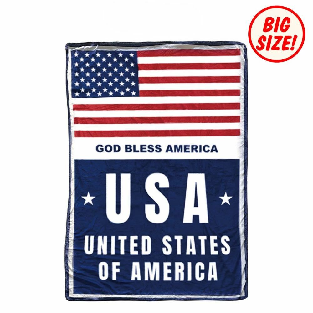 BOA BLANKET【USA】ボアブランケット / US MOTOR アメリカン雑貨 インテリア ガレージ 車 バイク アメリカ雑貨 チョッパー カッコイイ アメ雑 アメ車 星条旗 極暖