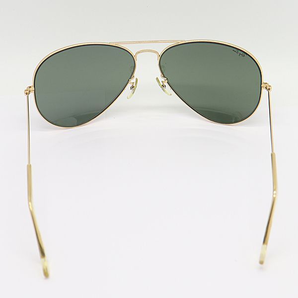 B &L Ray-Ban ゴールドラウンド型サングラス 新品同様 ケース付 レイバン サングラス B&L RAY-BAN 62 14