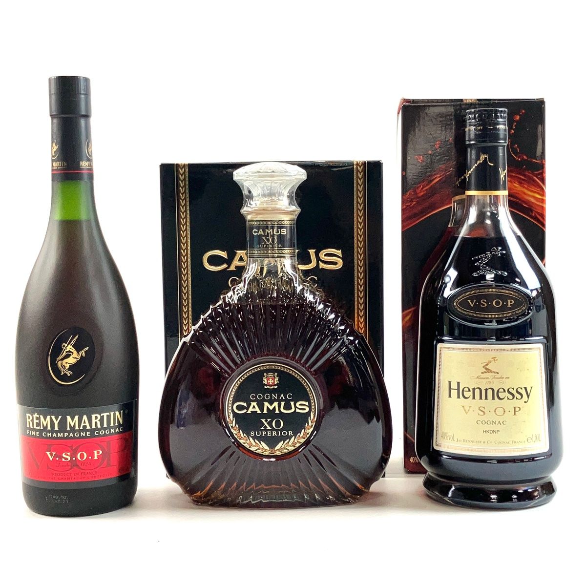 3本 カミュ ヘネシー コニャック ブランデー セット 古酒 3本 カミュ ヘネシー コニャック ブランデー セット 古酒