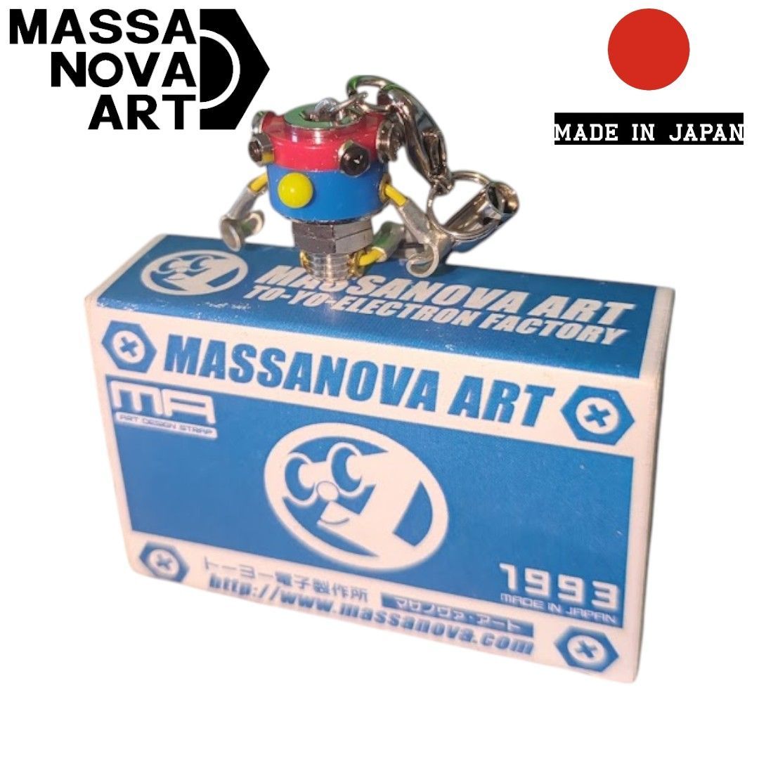 MASSANOVA ART　マサノヴァアート　ロボット　キーホルダー　木製 MASSANOVA ART マサノヴァアート ロボット キーホルダー 木製 【公式通販】