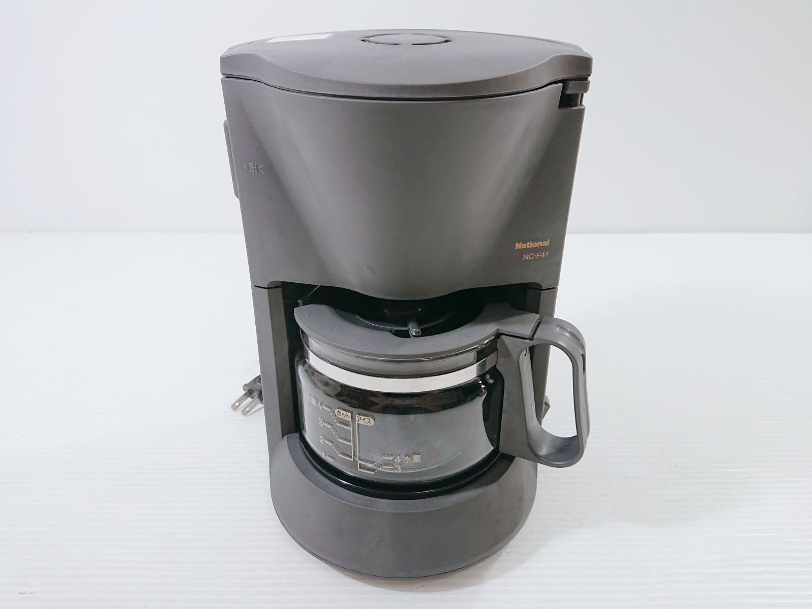 National コーヒーメーカー NC-F41-H ダークグレー ホット