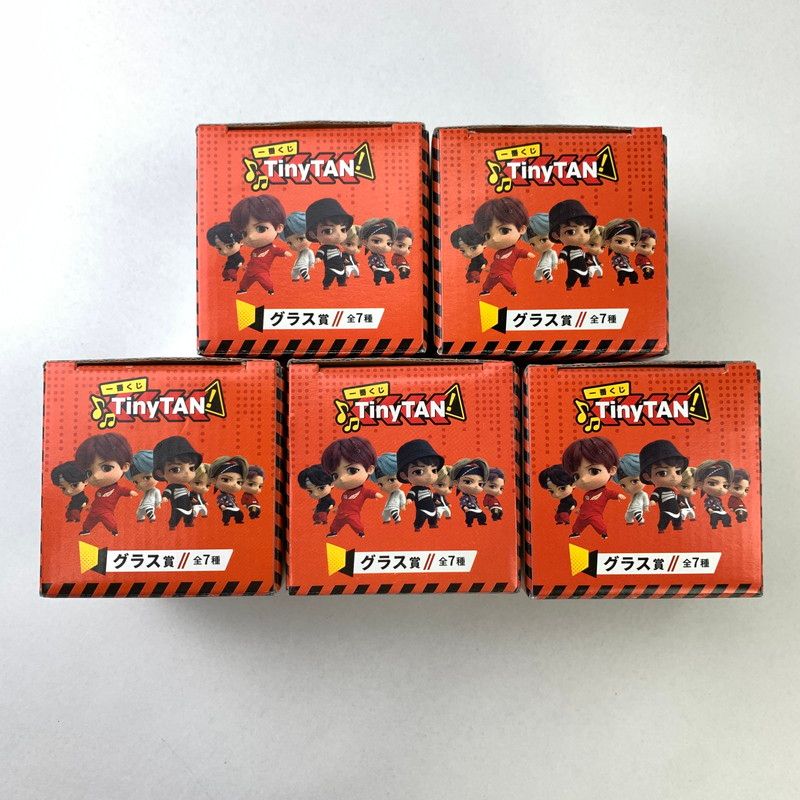 BTS TinyTAN 一番くじ グラス賞 5個セット 【084-240811-nm-26-fuz 