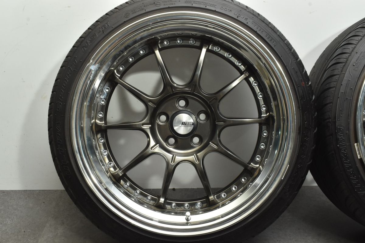 超深リム バリ溝】SSR プロフェッサー SP5 18in 9.5J +43 PCD100 ナンカン 225/40R18 レクサス CT200h 30  50 プリウス カローラツーリング 86 インプレッサ レガシィ BRZ - メルカリ