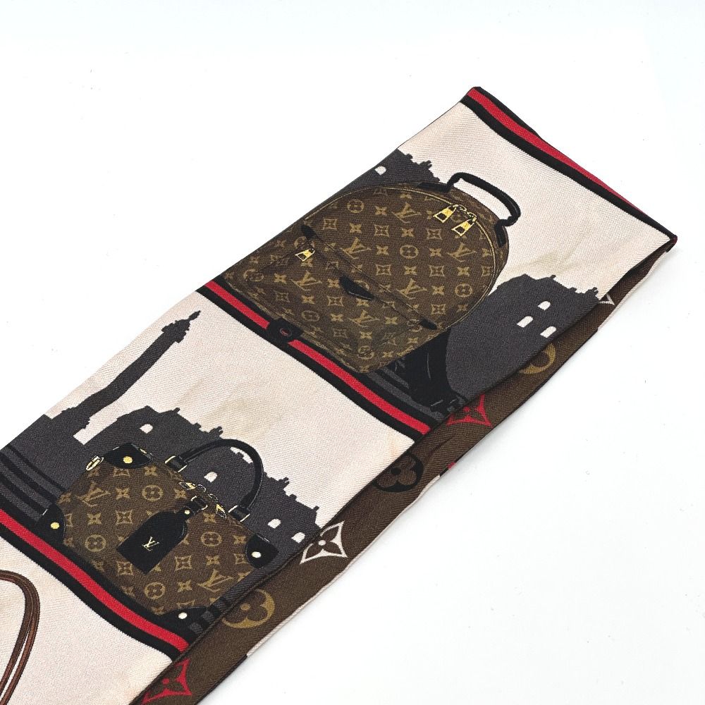 Cartier　スカーフ　箱付き　E−246 BAYBLO スカーフ バンダナ (CR)「ユニセックス」マリン