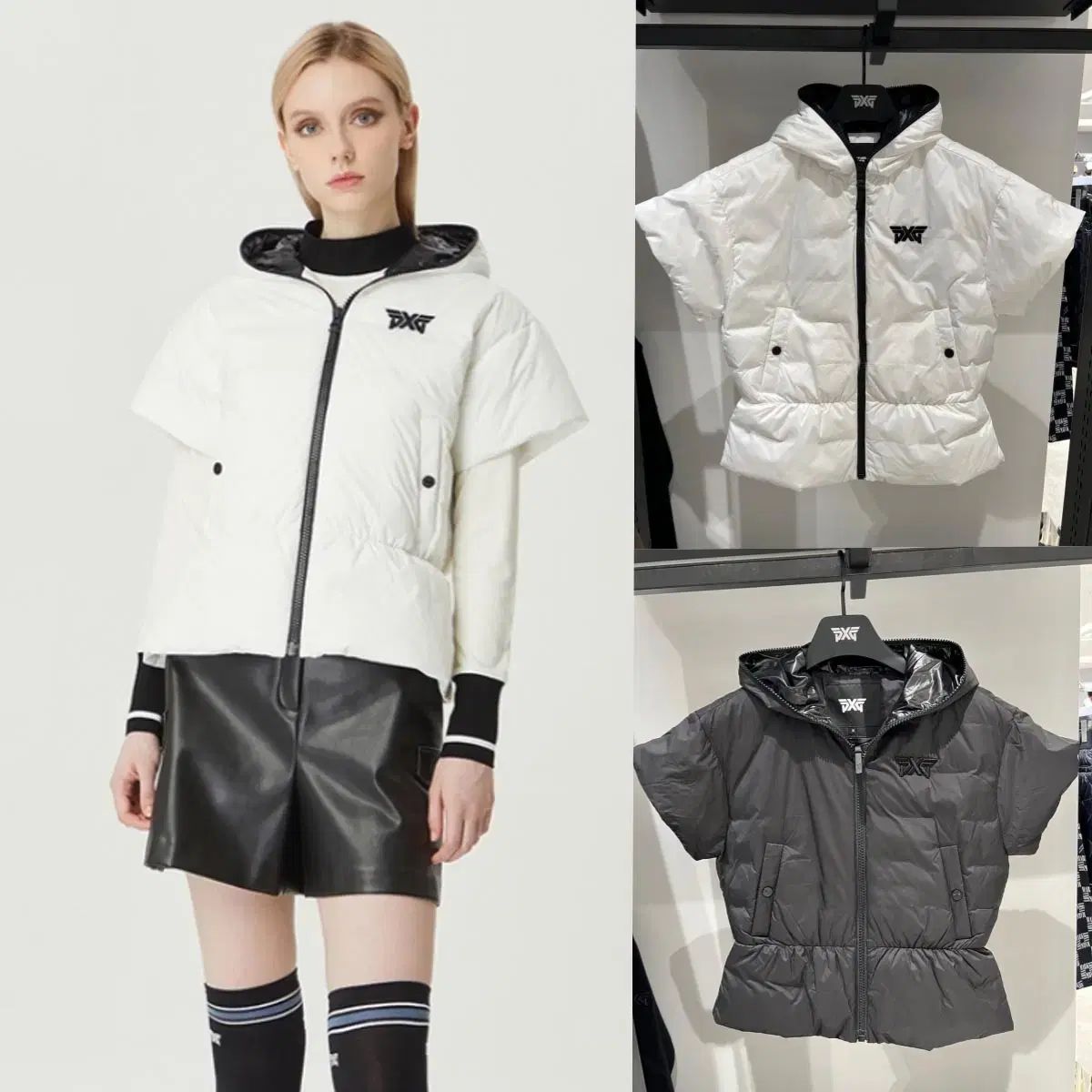 注文多いです レディースゴルフウェア PXG 半袖ダウン 1 ヨサン020