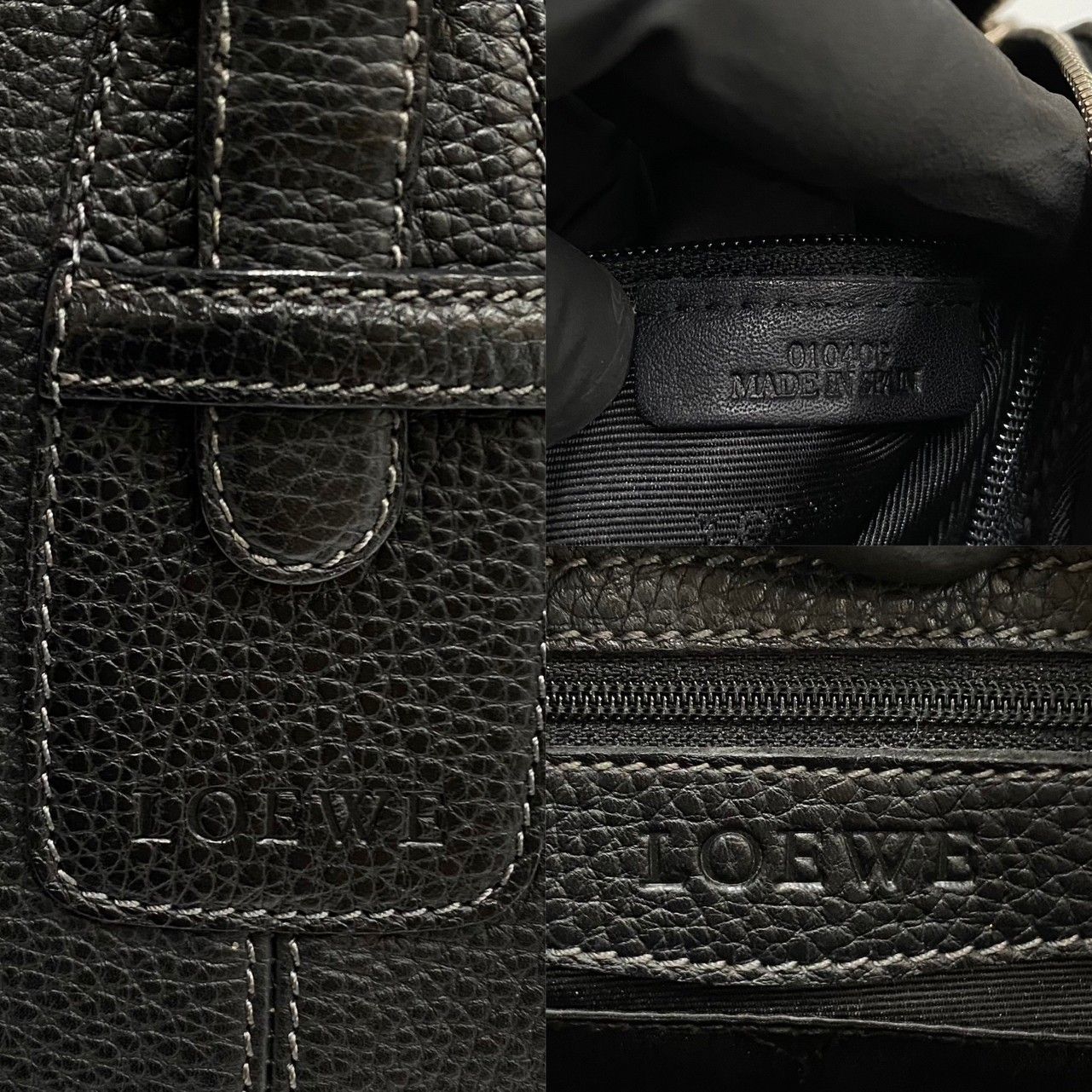 ✨美品✨希少✨LOEWE きわどい ロエベ トートバッグ ターンロック ブラック