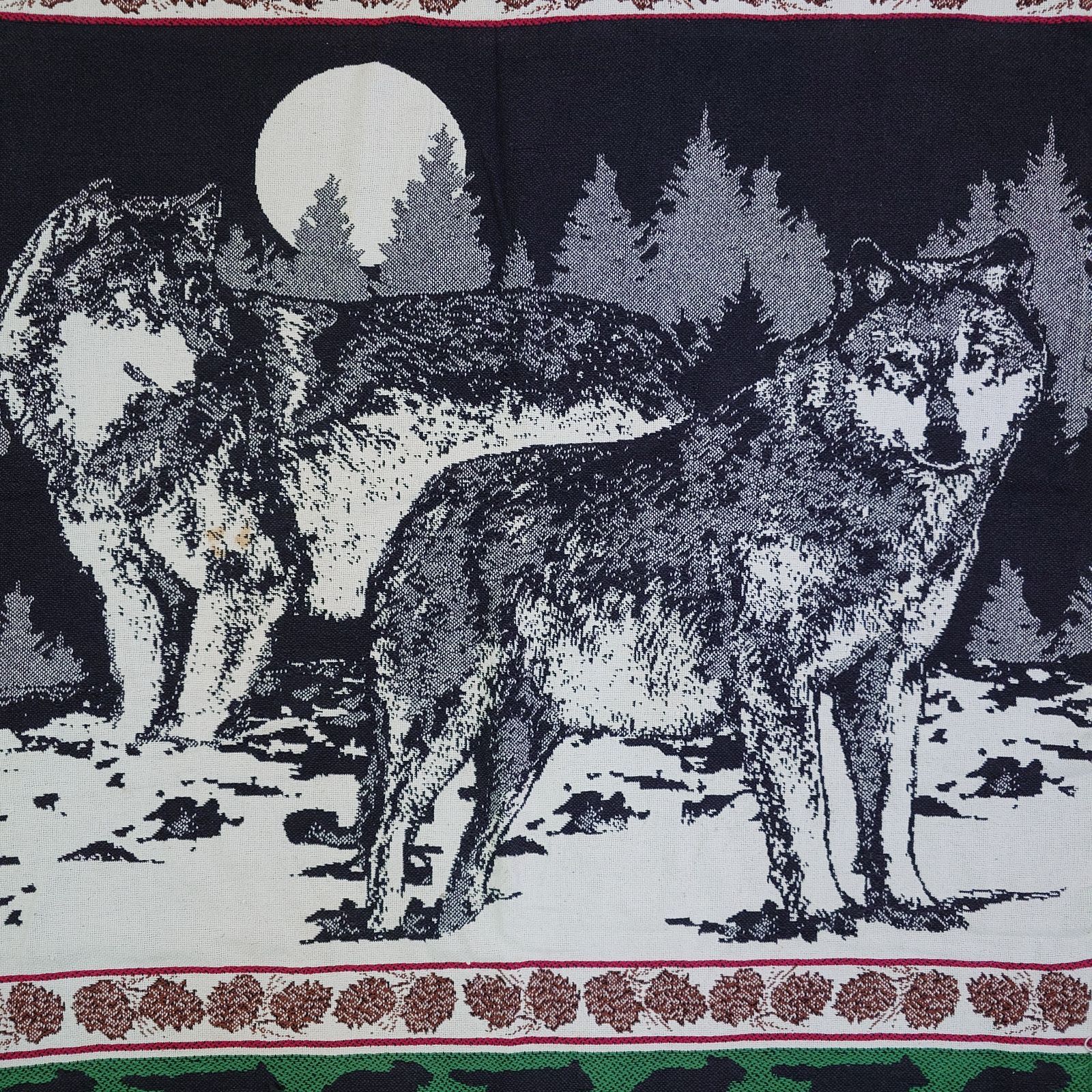 ラグマット ラグマット アニマル 犬 ウルフ オオカミ カーペット