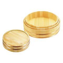 日本 サワラ材 30cm BHV01030 飯台 銅箍 雅うるし工芸