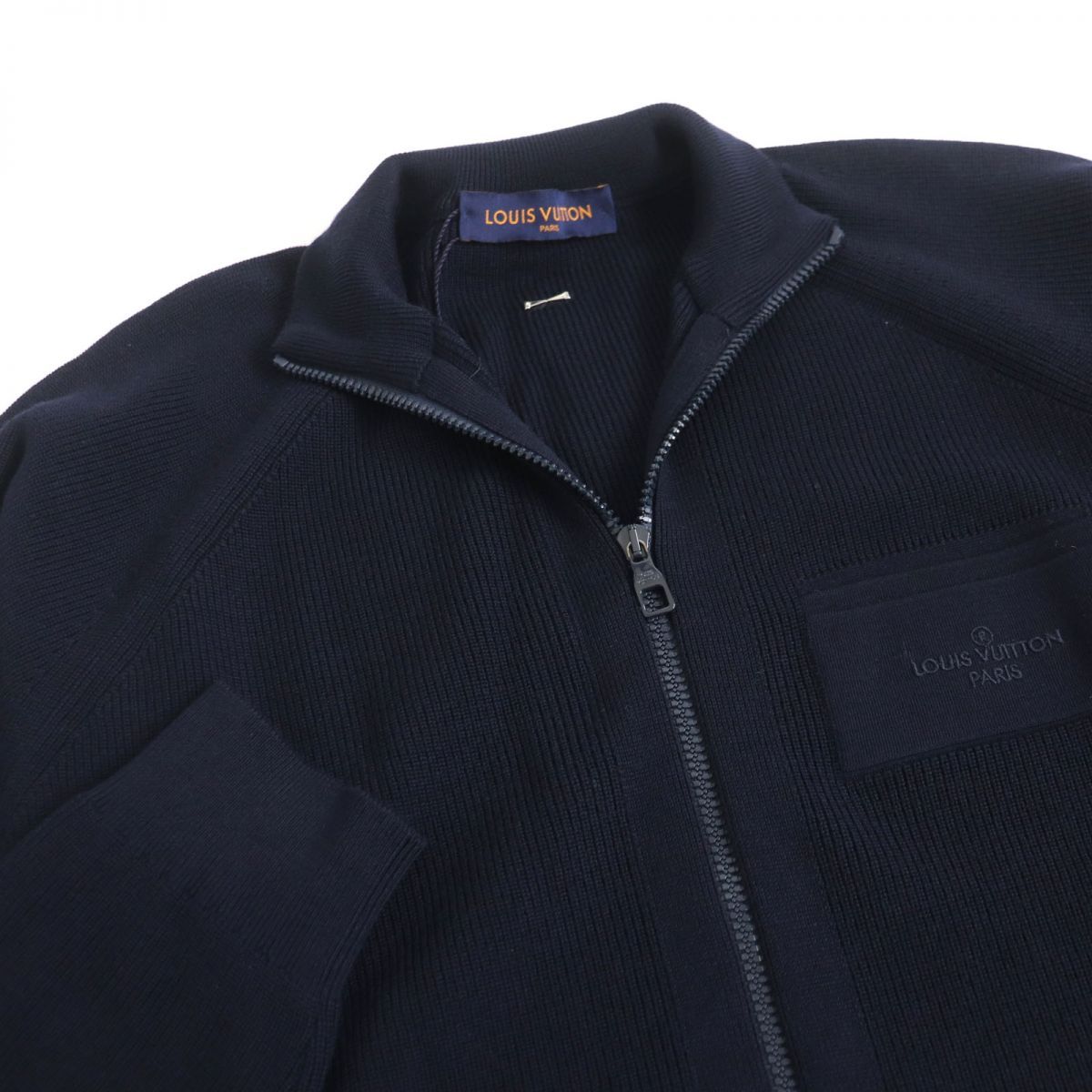 Louis Vuitton ドライバーズニット ネイビー ロゴ刺繍