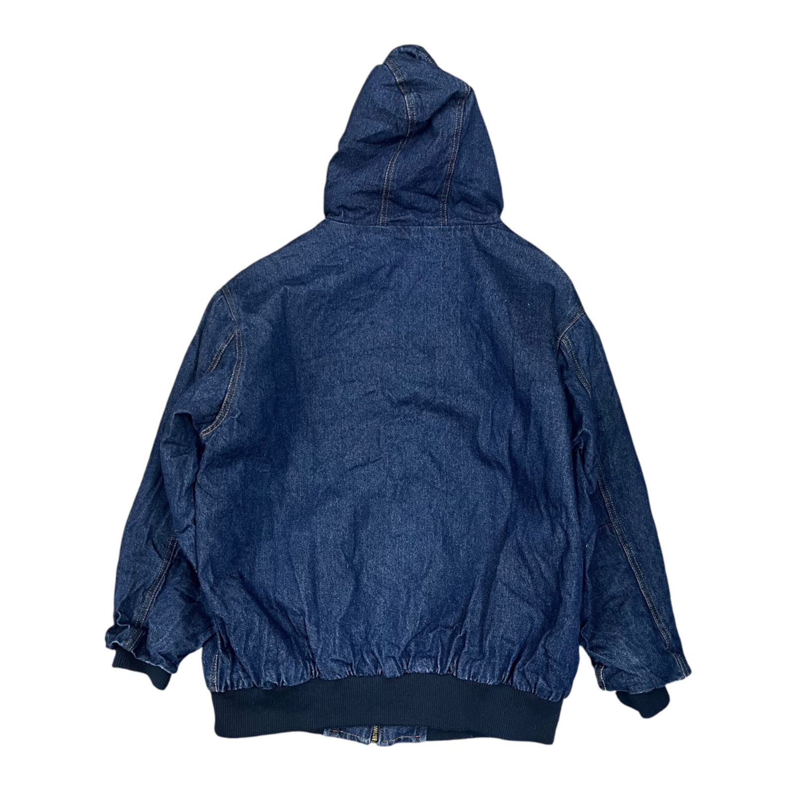 SOFTHYPHEN　キルティング　インディゴ　デニムジャケット　Gジャン Java キルティングコットンフード付きブルゾン 285534 デニム