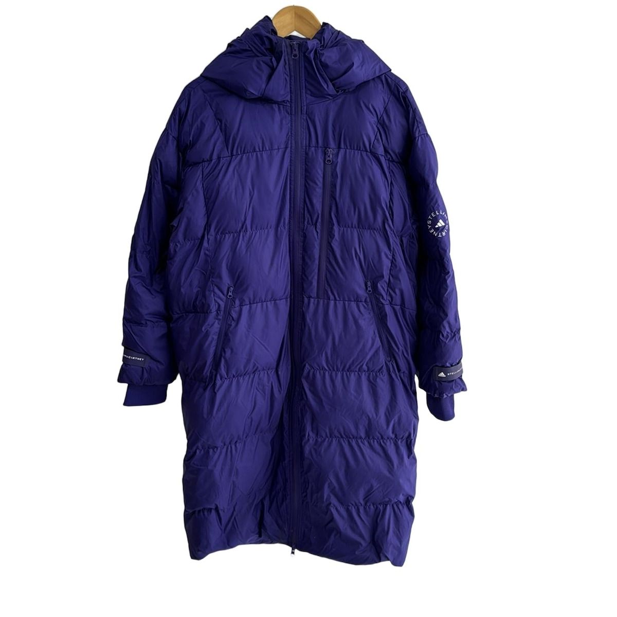 ADIDAS BY STELLA McCARTNEY アディダスバイステラマッカートニー コート サイズS レディース - パープル 長袖|キルティング|中綿|冬