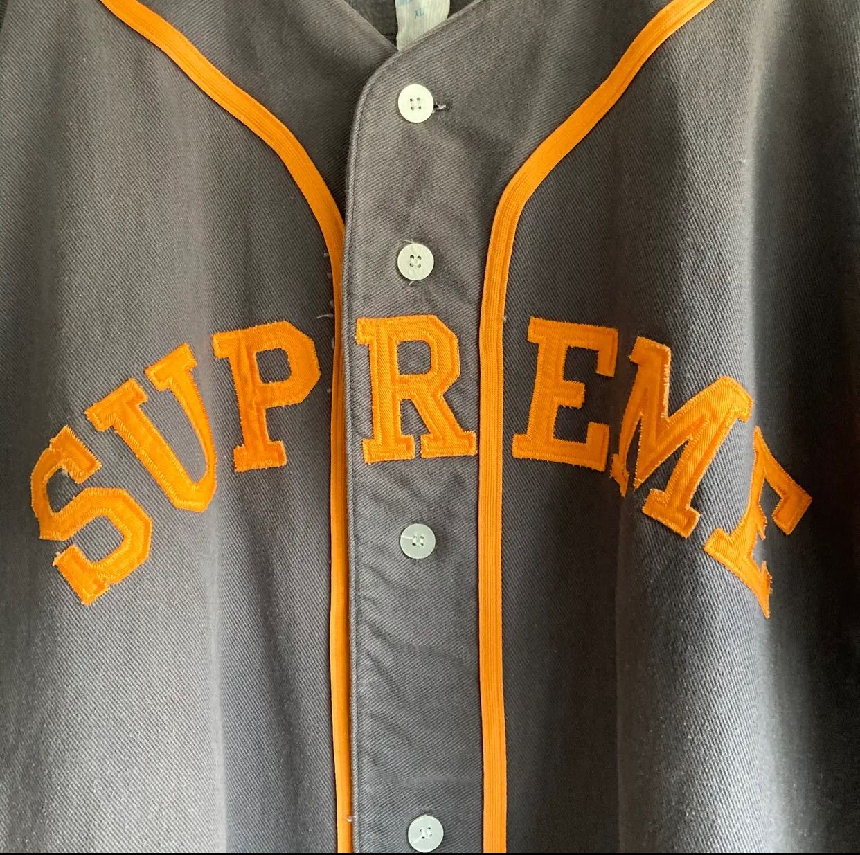 初期 old supreme ベースボールシャツ XL - 中目黒 古着屋 ドロップ