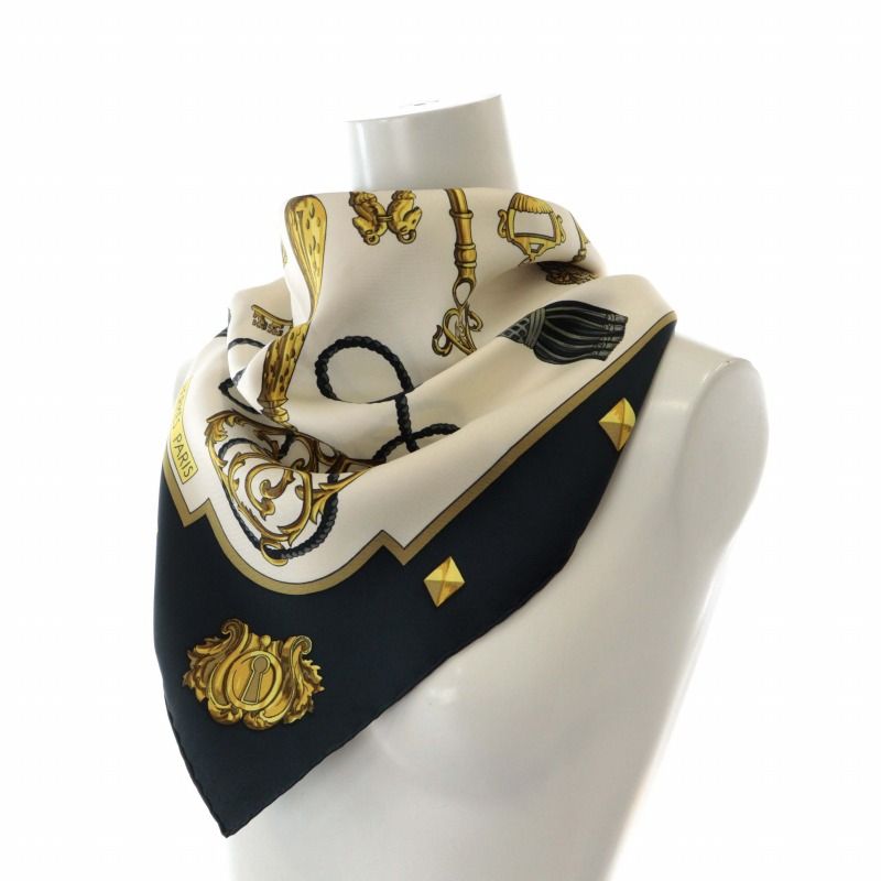 100%シルク 新品未使用トリーバーチ スカーフ Tory Burch(トリーバーチ