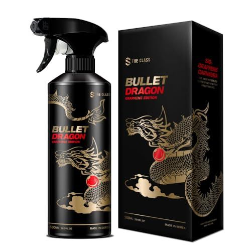 THE CLASS バレットドラゴン グラフェン sio 2 カルナバ チタンを配合した次世代のセラミックコーティング剤 超撥水高耐久高強度で半年間持続 洗車 洗車用品 カー用品 ザクラス BULLET DRAGON 500 ml