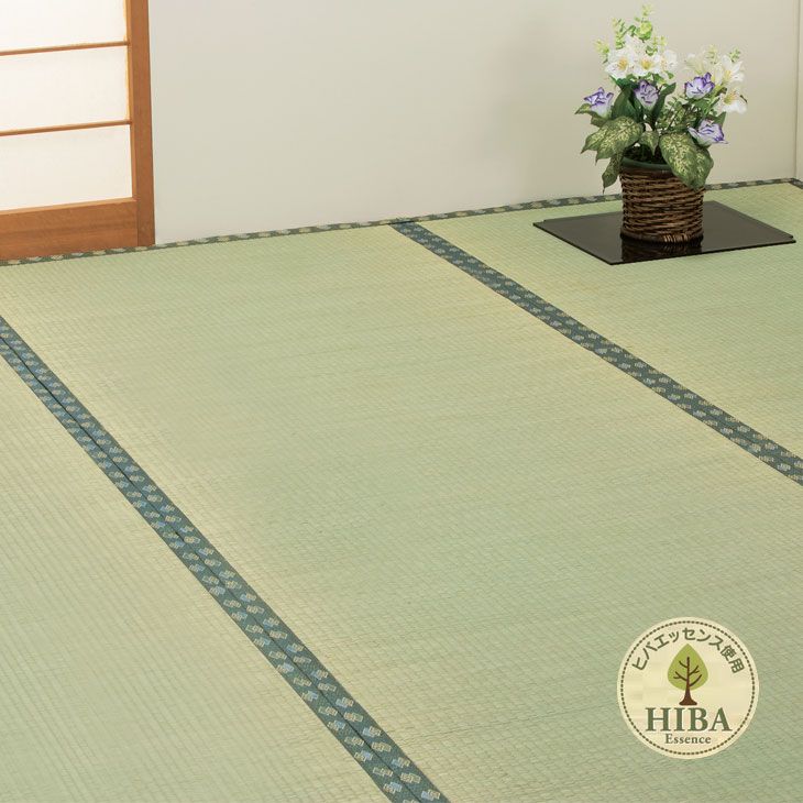 い草 上敷き 本間6畳 286×382cm 双目織 ヒバエッセンス加工 抗菌加工 防臭加工