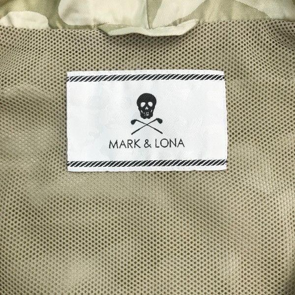 MARK&LONA マークアンドロナ ナイロン ジップパーカー スカル 迷彩