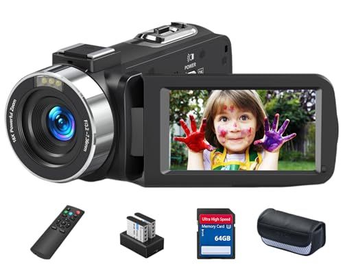 ビデオカメラ 8K HDMI出力WIFI機能6400万画素18倍デジタルズームYouTubeカメラ 3インチタッチモニター IRナイトビジョン機能vloggingカメラ2.4Gリモコン予備バッテリー64ＧＢのＳＤカード付属日本語システム 説明書 ベシックセmp