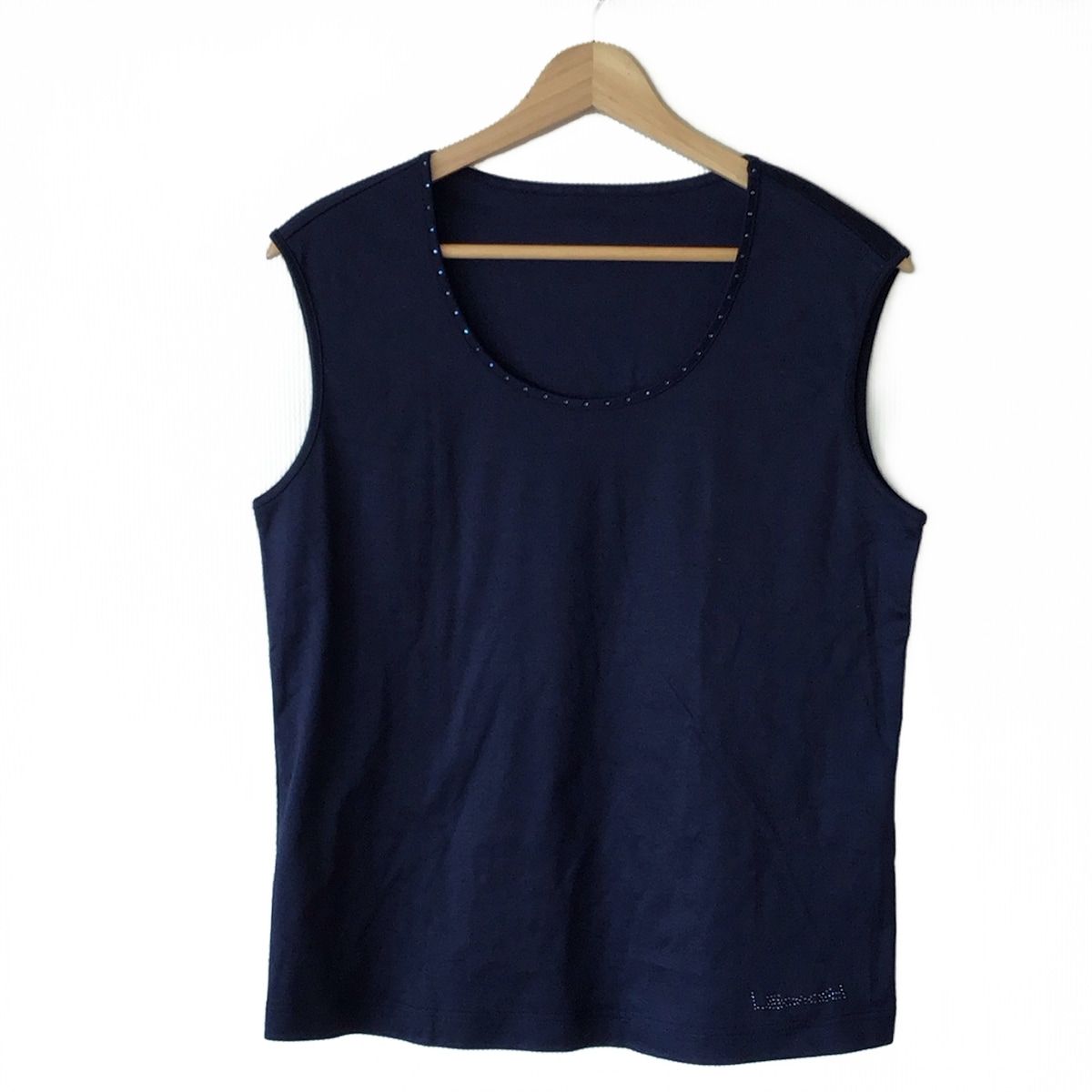 レオナール☆新品未使用☆ネイビーチュニック☆サイズ42 LEONARD