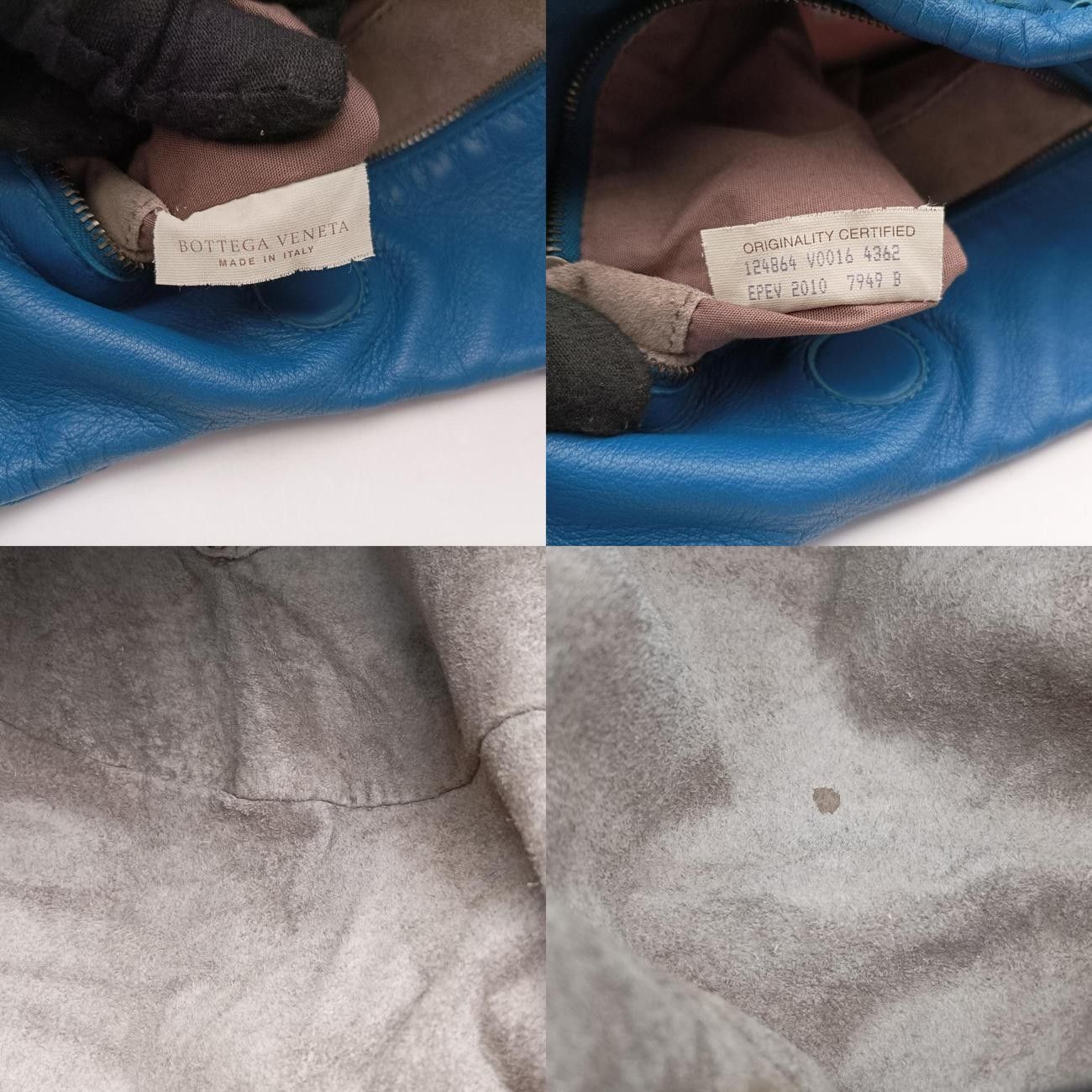 ボッテガヴェネタBottega Venetaイントレチャートブルーラムスキン124864 V0016 4362 EPEV 2010 7949 B DECORATOM_COM_BR