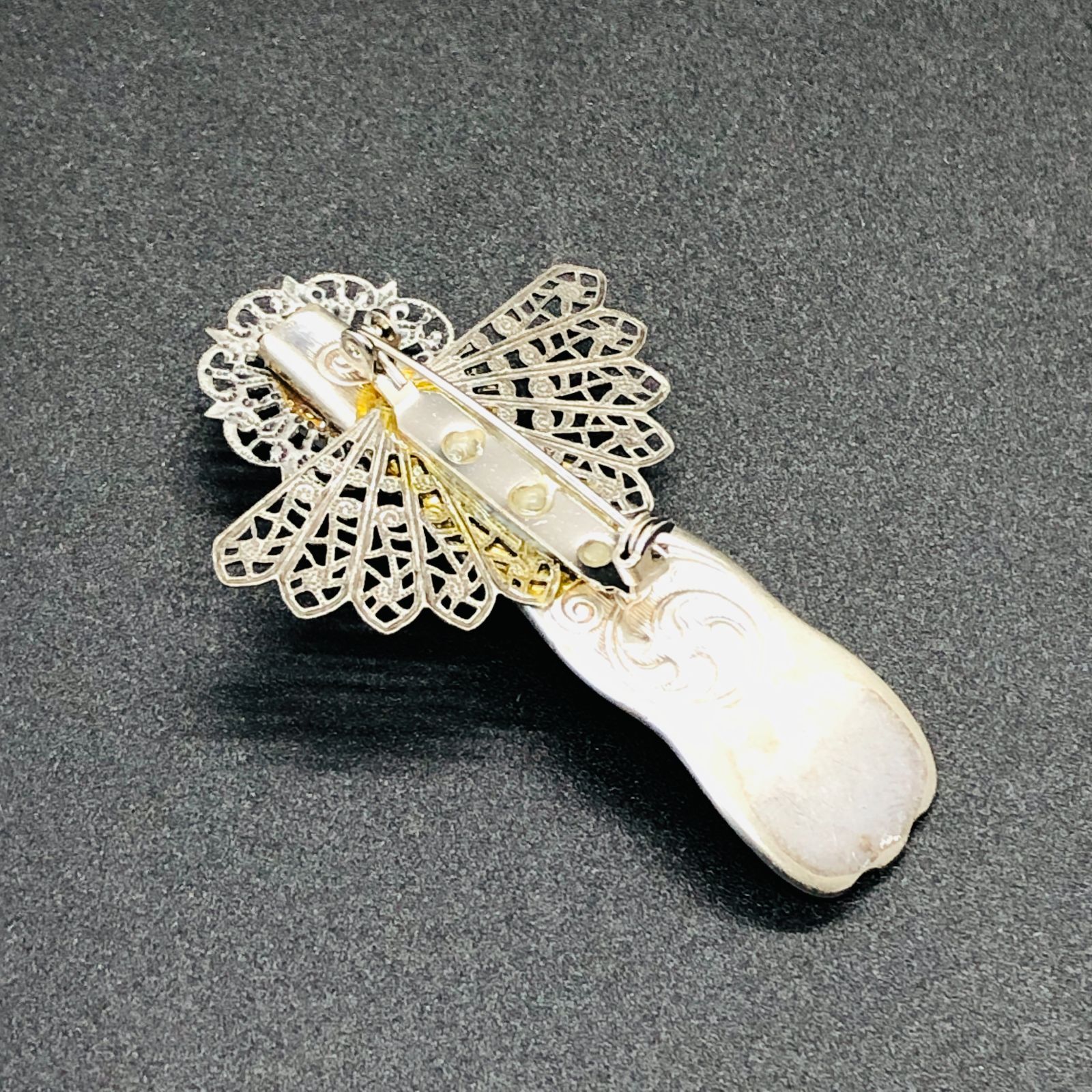 ブローチ 天使 デザインSILVER k18 K18 タックブローチ（ラッパを吹く天使） | atelier-N2