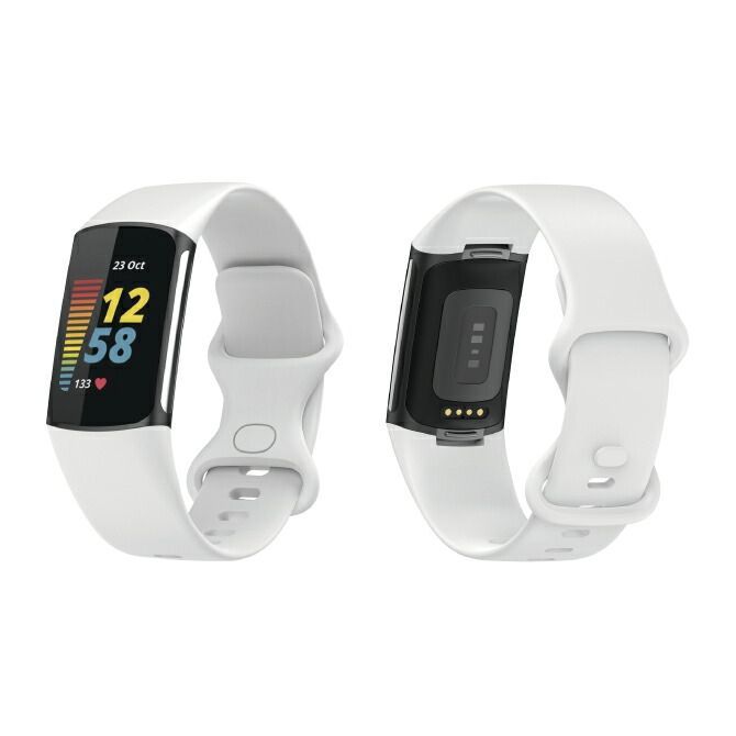ホワイト] fitbit charge 6 フィットビット チャージ 6 チャージ6  