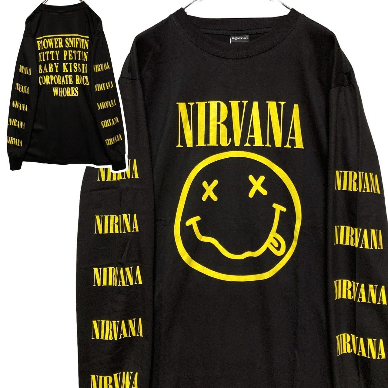 ⭐︎ ニルバーナ NIRVANA 長袖 Tシャツ ロンT バンド ロングスリーブ 