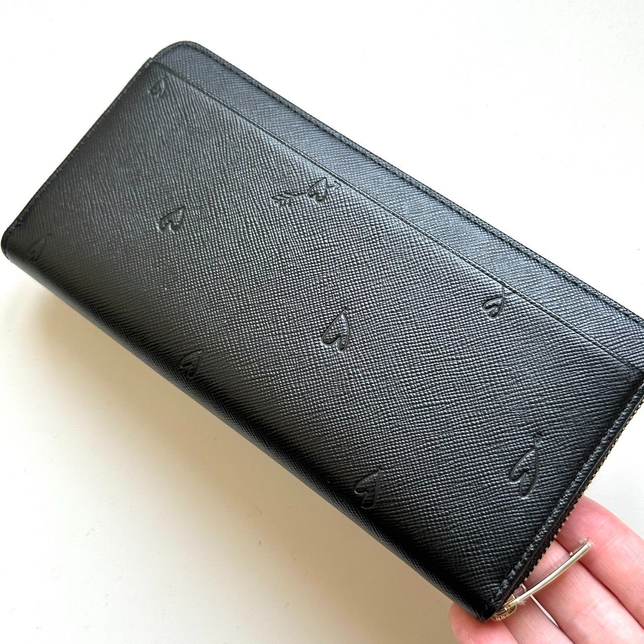 ポールスミス Paul Smith 長財布 スミシーハート ブラック レディース 