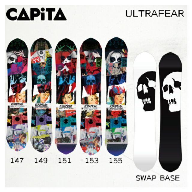 スノーボード 板 24-25 キャピタ ウルトラフィア CAPiTA ULTRAFEAR