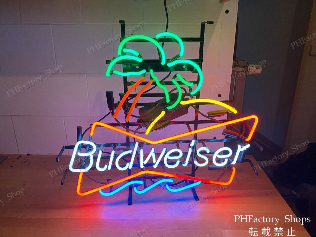 バドワイザー ネオンサイン BAR インテリア ガレージ プレゼント