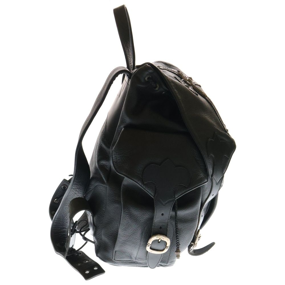 クロムハーツ BACKPACK-L/ラージバックパック BSフレア装飾レザー