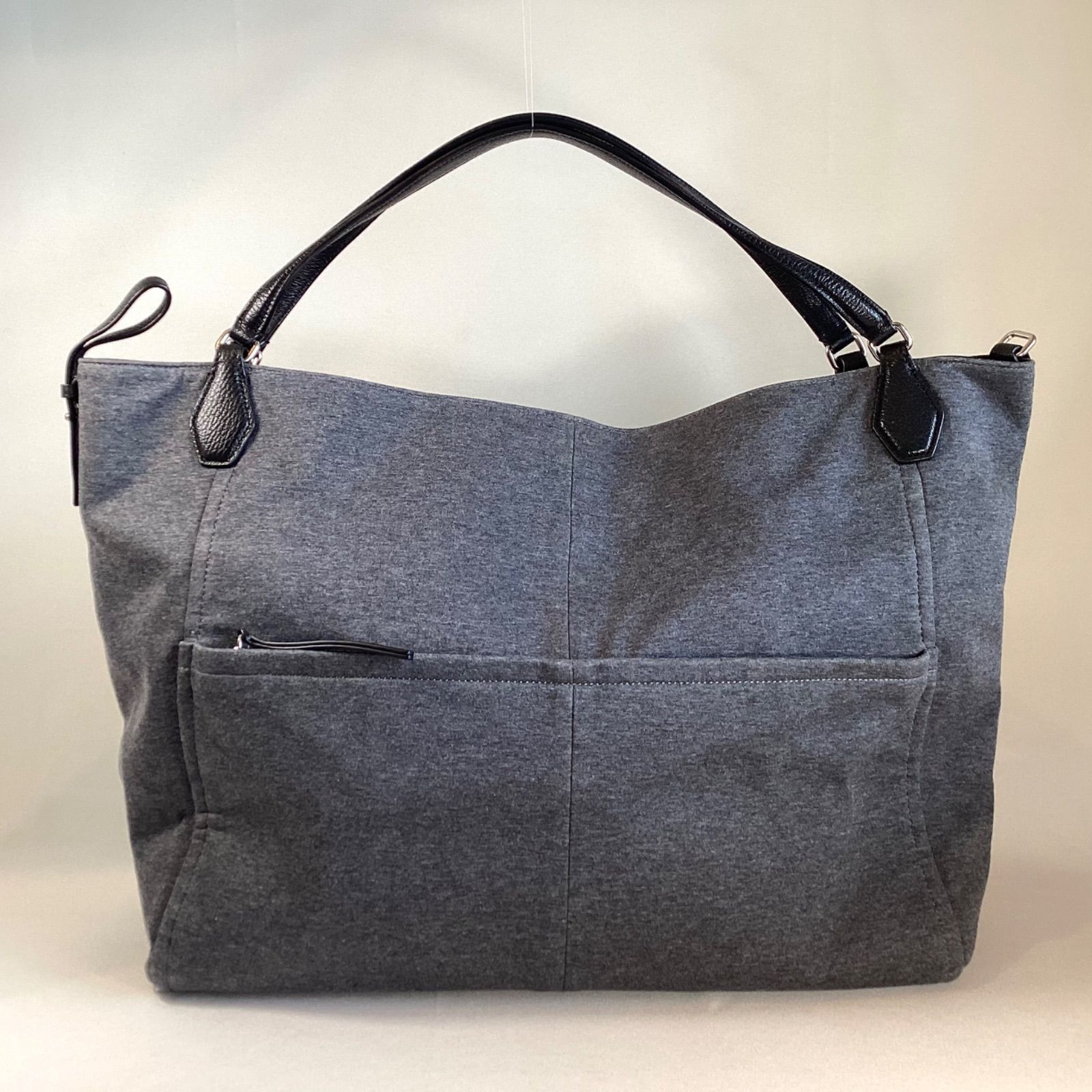 T-mat；Masaki Paris France ティーマット　マサキ　パリ　フランス　トートバッグ　スウェット　レザー　大容量