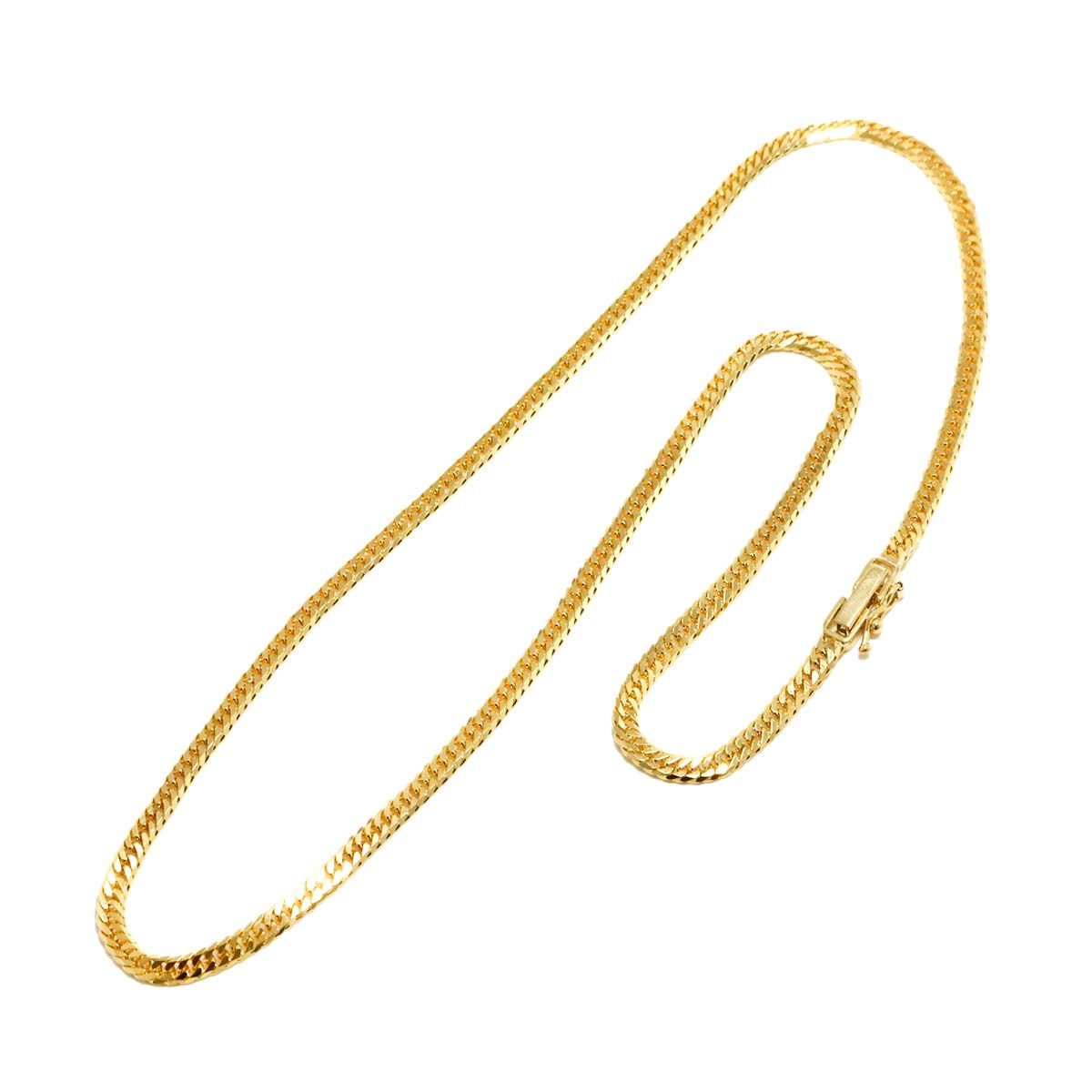 K18 喜平 ネックレス 40cm 6面ダブル 10.4g 幅2.9mm イエローゴールド 750 キヘイ kihei necklace 90298977