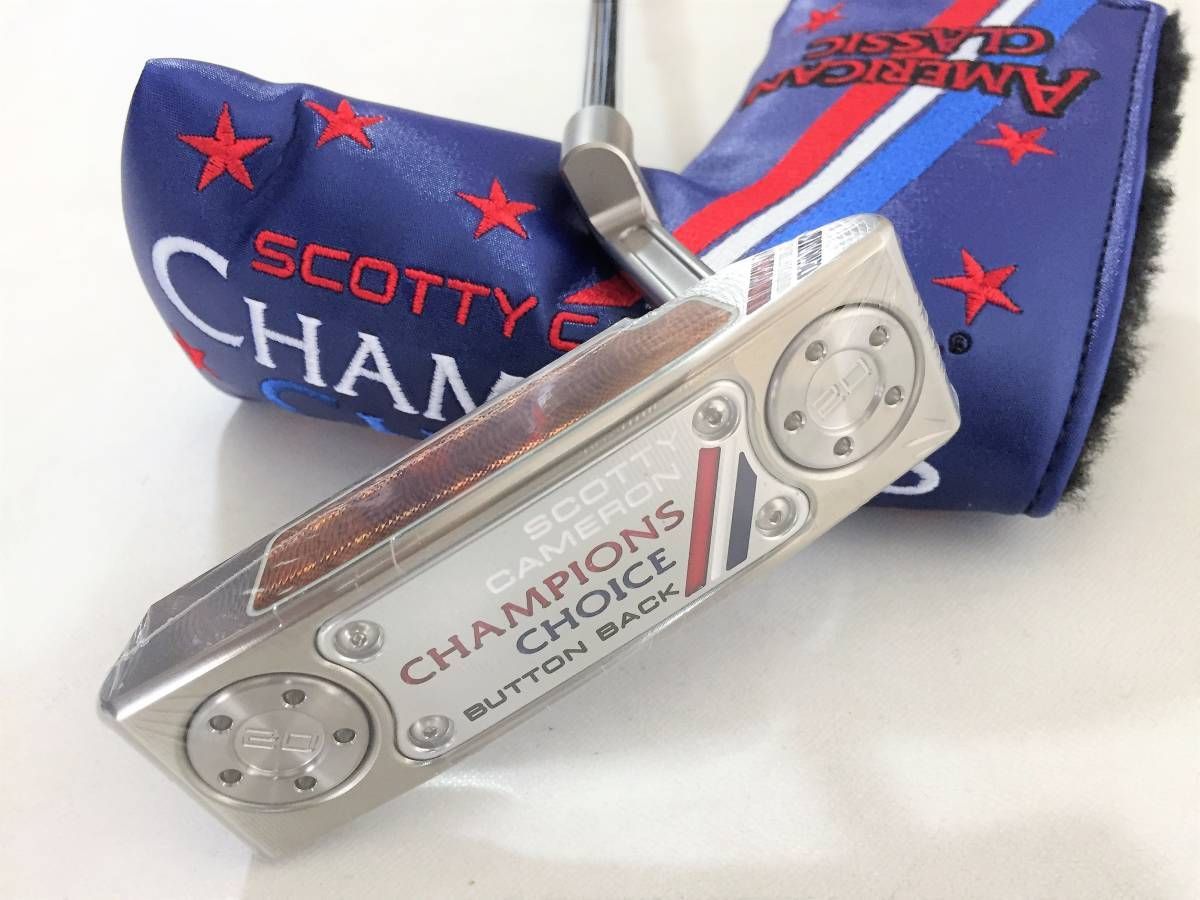 新品 最新 スコッティキャメロン チャンピオンズチョイス ボタンバック ニューポート2＋ 33インチ CHAMPIONS CHOICE BUTTON  BACK NEWPORT2＋ - メルカリ