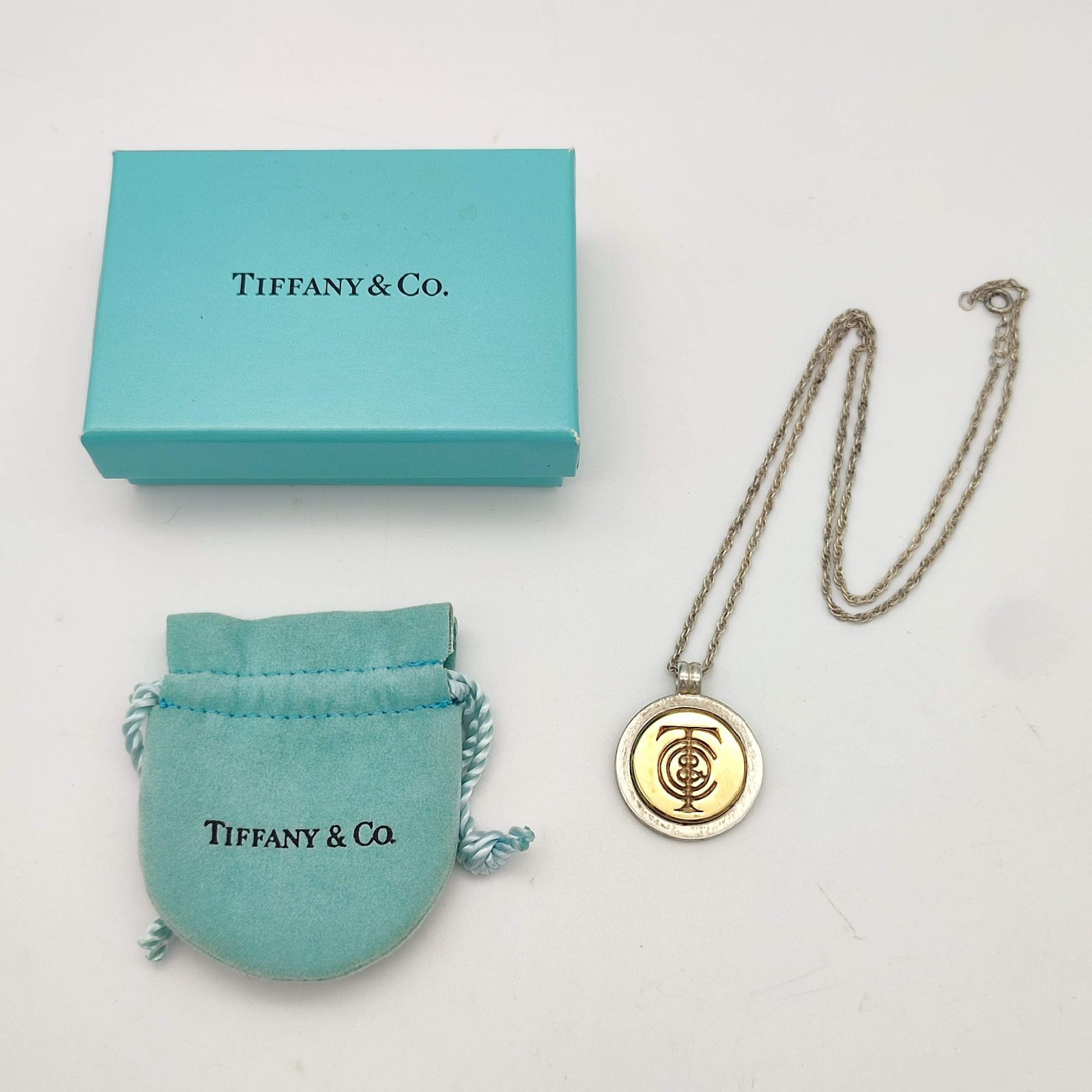 TIFFANY ティファニー ラウンドトップコインネックレス