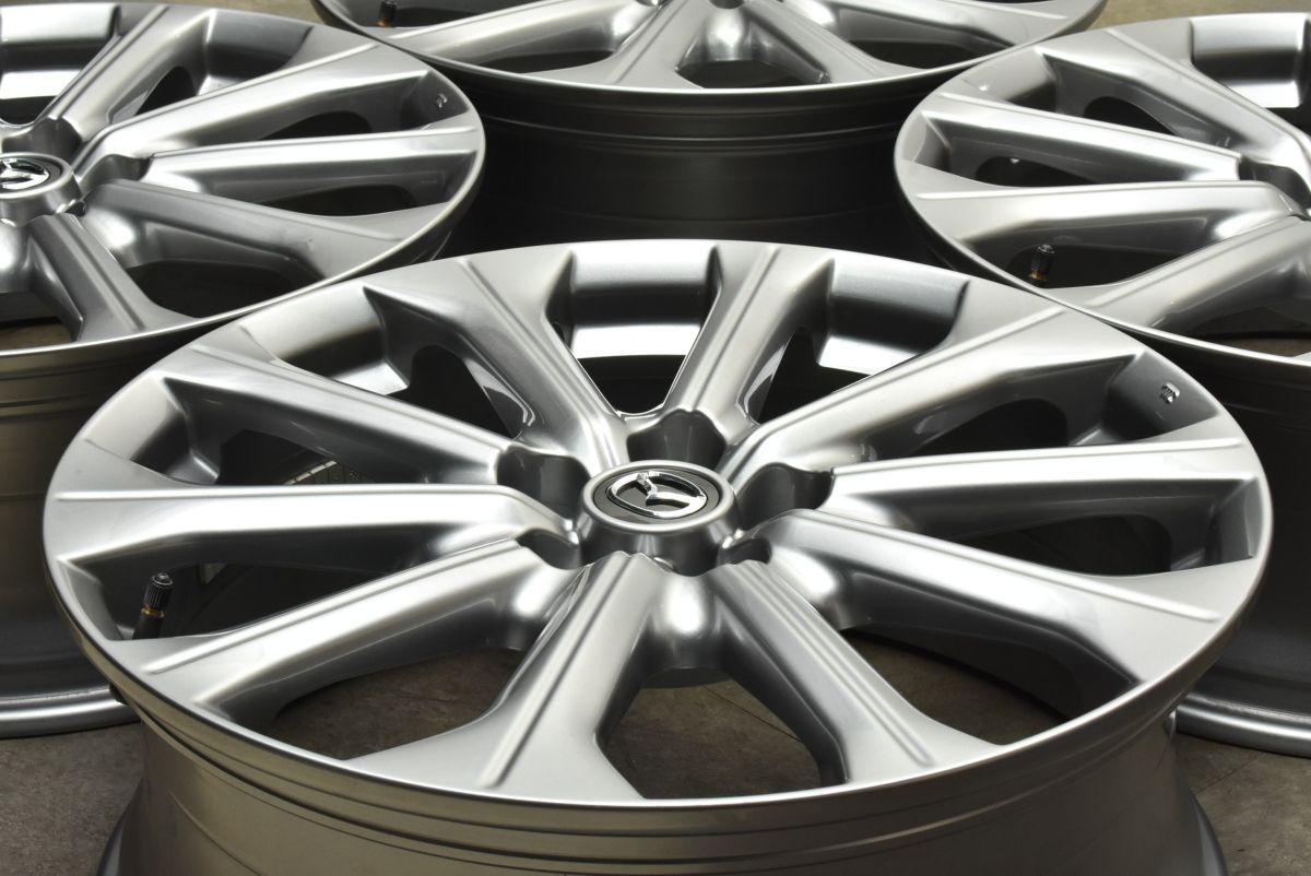 新車外し マツダ CX-80 純正 20in 7.5J 45 PCD114.3 4本セット CX-5 CX-8 CX-60 MAZDA6 アテンザ 流用 ノーマル戻し スタッドレス用に