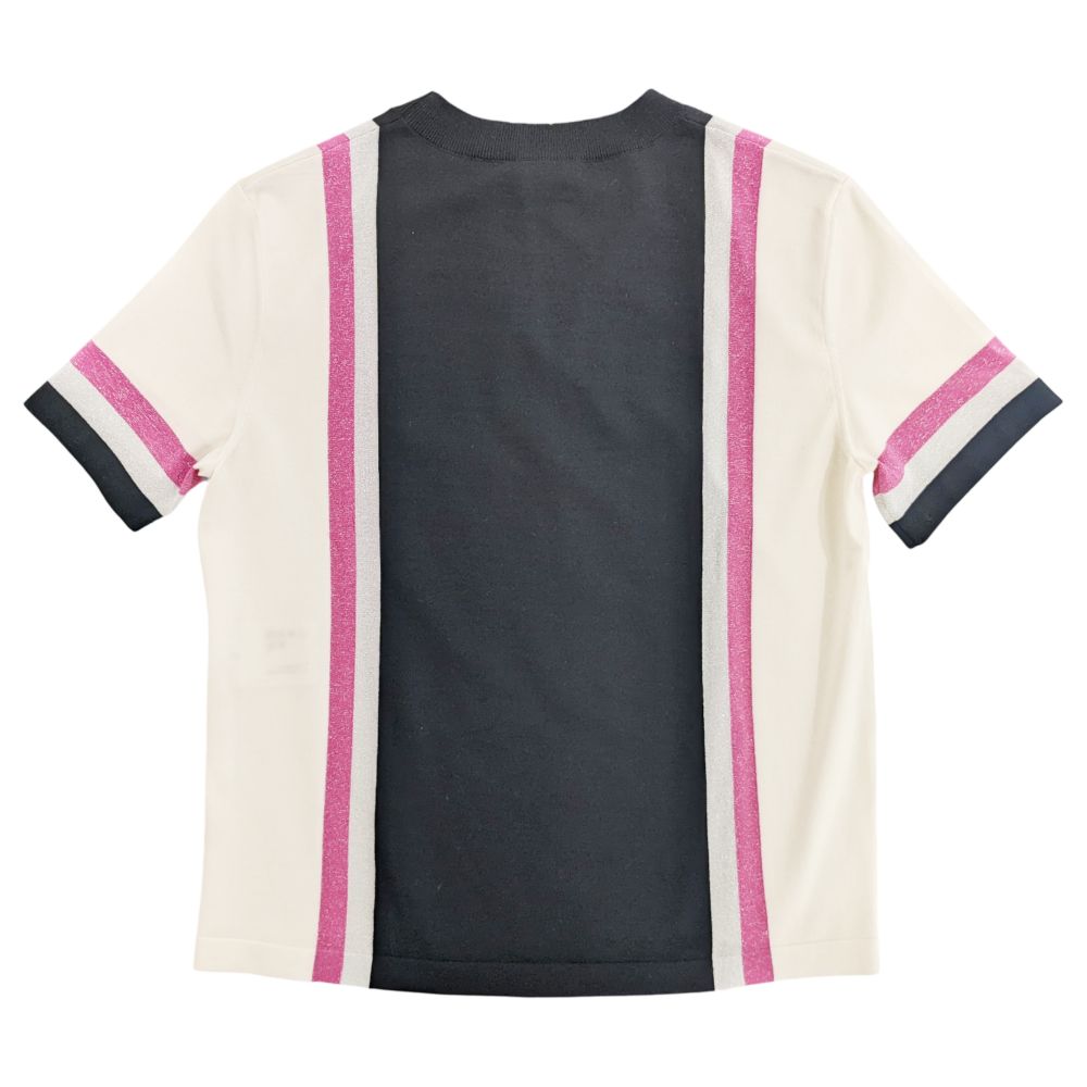 CHANEL 半袖 スパンコール CHANEL シャネル 96SS BOUTIQUE 90s スパンコール ビジュー装飾