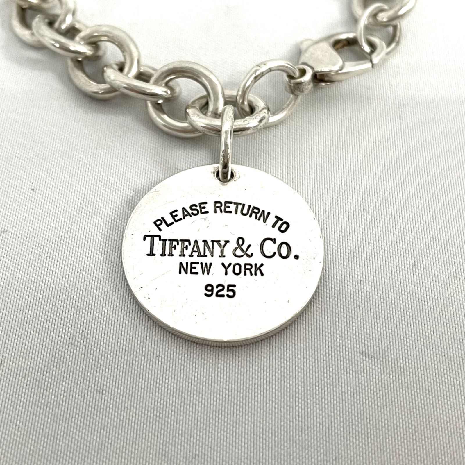 Bランク】 Tiffany ティファニー リターン トゥ ブレスレット ラウンド